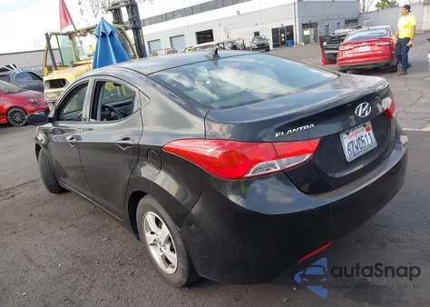 2013 Hyundai Elantra Gls from USA, damaged, VIN KMHDH4AE6DU727696